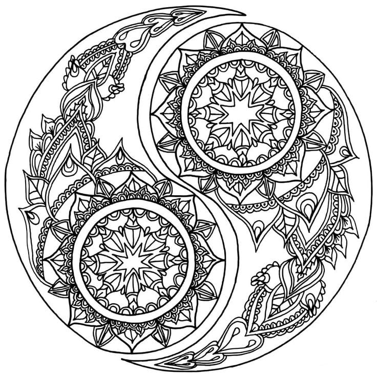 Disegni di Mandala da colorare. Stampa gratuitamente