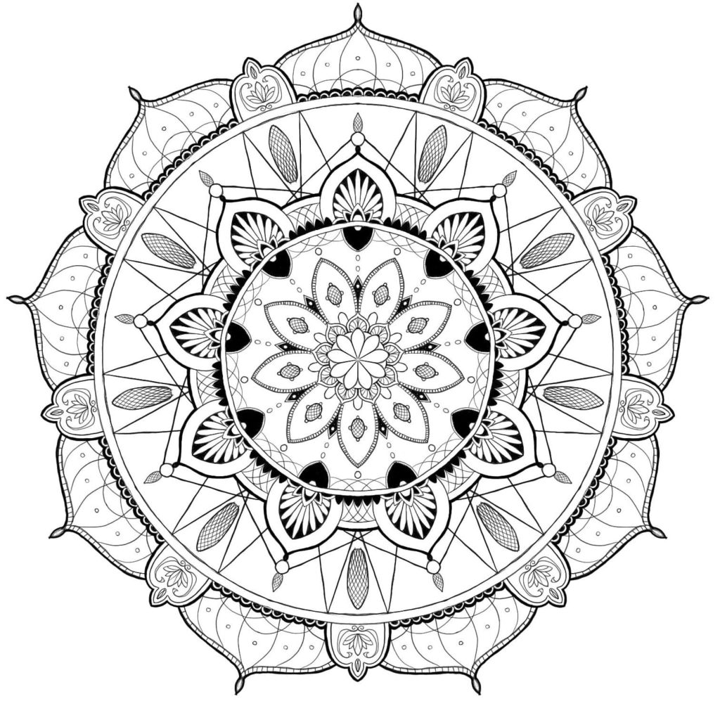 Desenhos de Mandalas para Colorir. Imprima gratuitamente