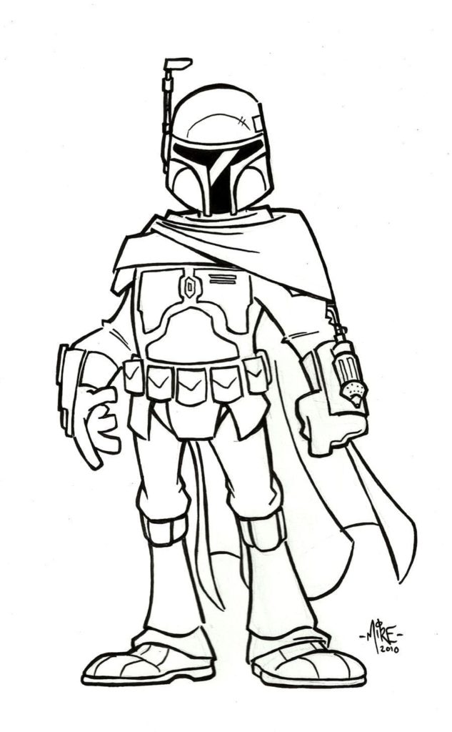 Mandalorian coloring pages. Download and print for free