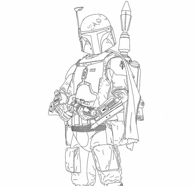 Mandalorian coloring pages. Download and print for free