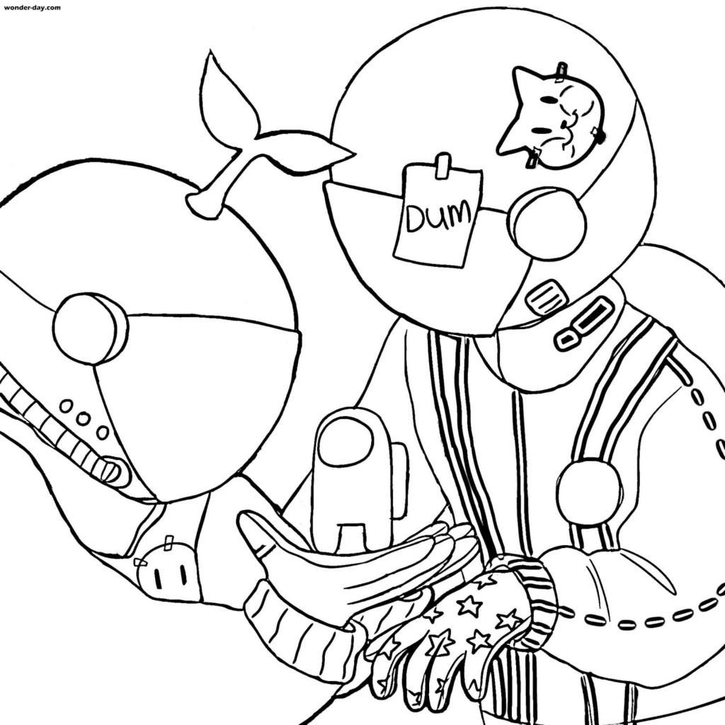 Among Us Coloring Pages. Print for free 20 Coloring Pages