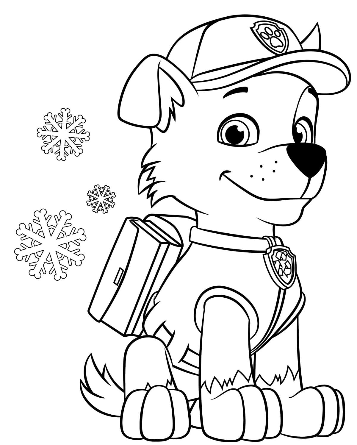 🖍️ Pat' Patrouille Tracker - Coloriages à Imprimer Gratuitement 