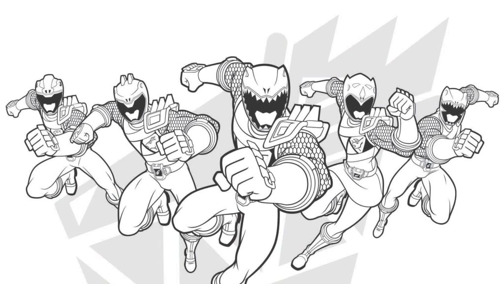 Coloriages Power Rangers a imprimer gratuit