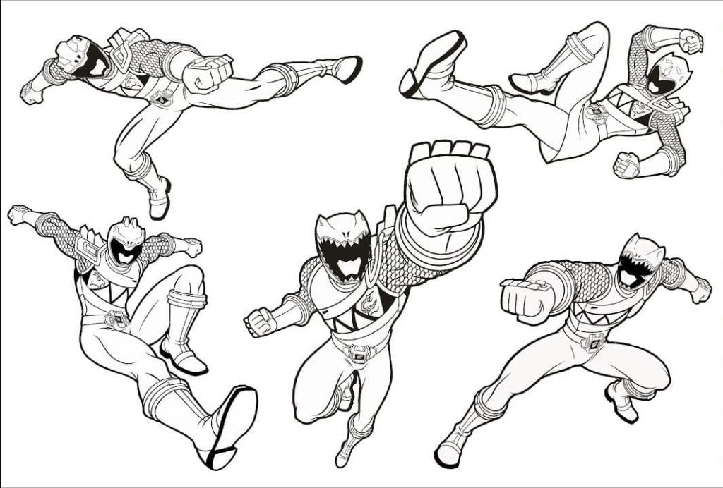 Disegni di Power Rangers da colorare. Stampa gratuitamente