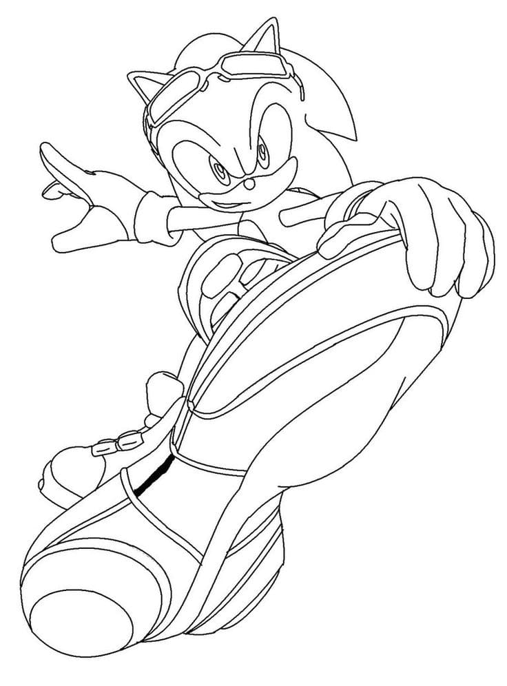 Desenho de Mecha Sonic para colorir - Tudodesenhos