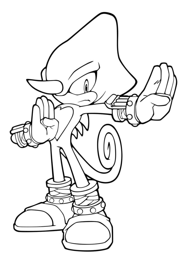 ▷ Desenhos de Sonic para colorir