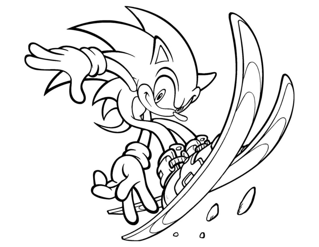 Sonic The Hedgehog Coloring Pages (120 Pieces). Print for free