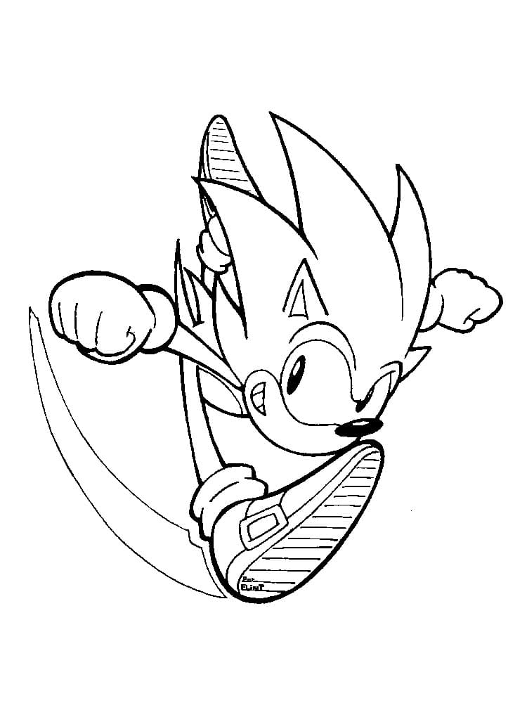 Sonic The Hedgehog Coloring Pages (120 Pieces). 
