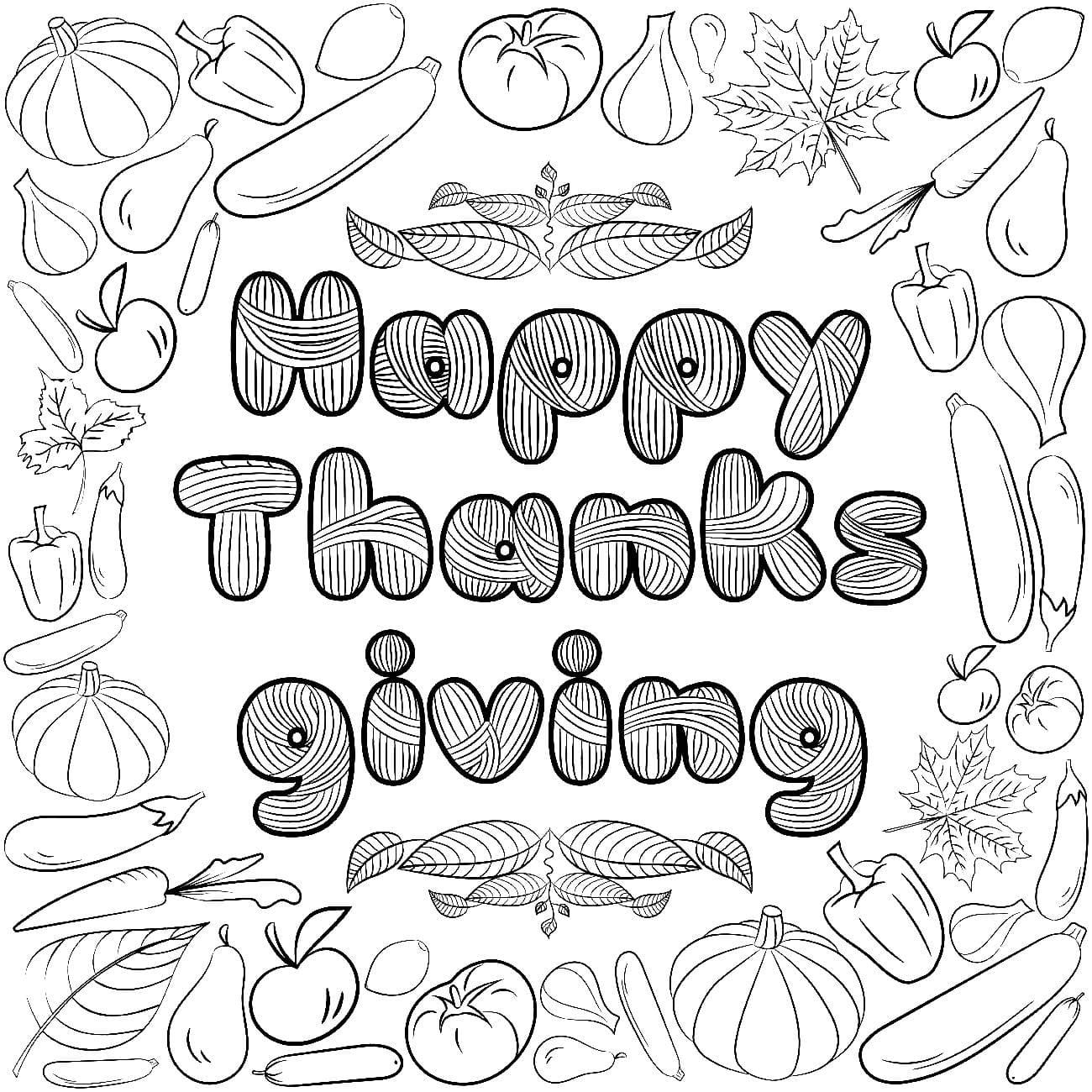 Thanksgiving coloring pages. 80 Printable coloring pages