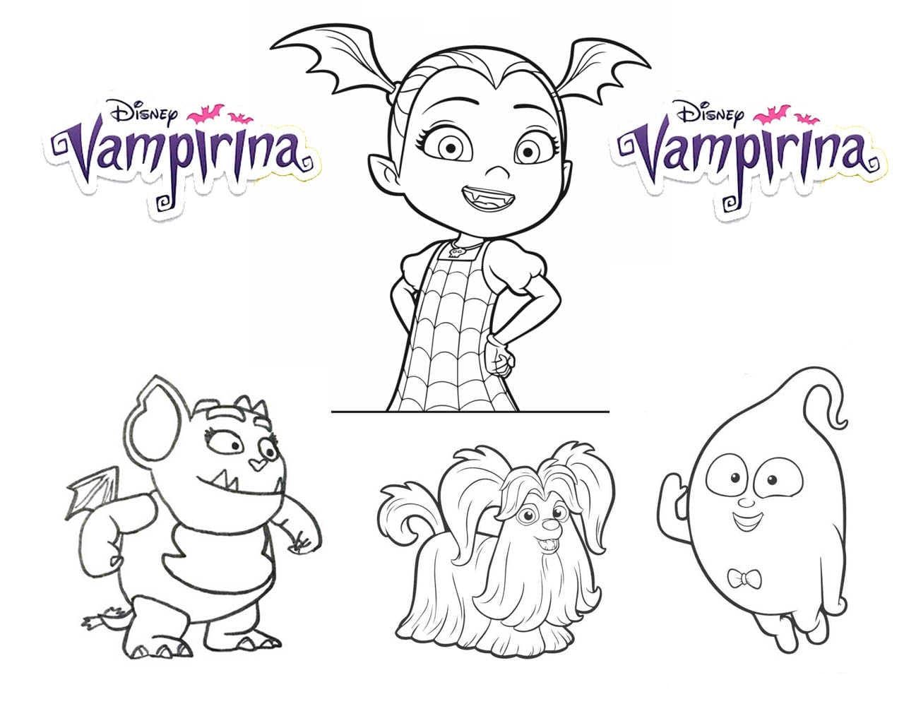 Dibujos De Vampirina Para Colorear Para Ni Os Wonder Day Dibujos