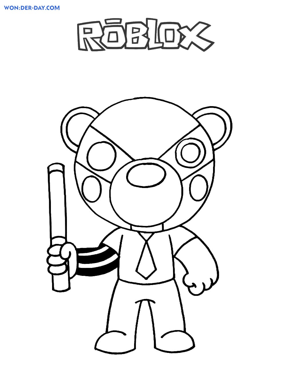Piggy Roblox Coloring Pages Bakon.  Avengers coloring pages, Coloring  pages, Fnaf coloring pages