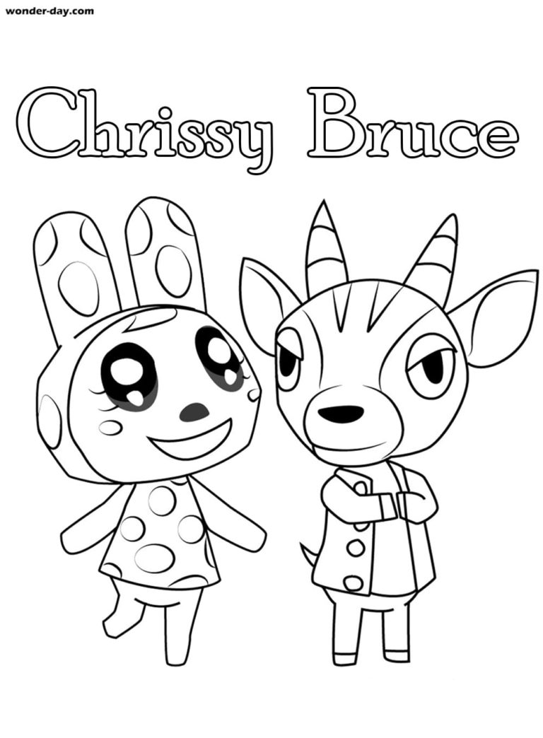 Animal Crossing Coloring Pages. 90 Printable Coloring Pages