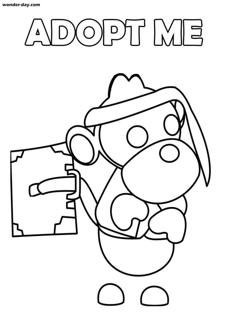 Adopt Me Coloring pages