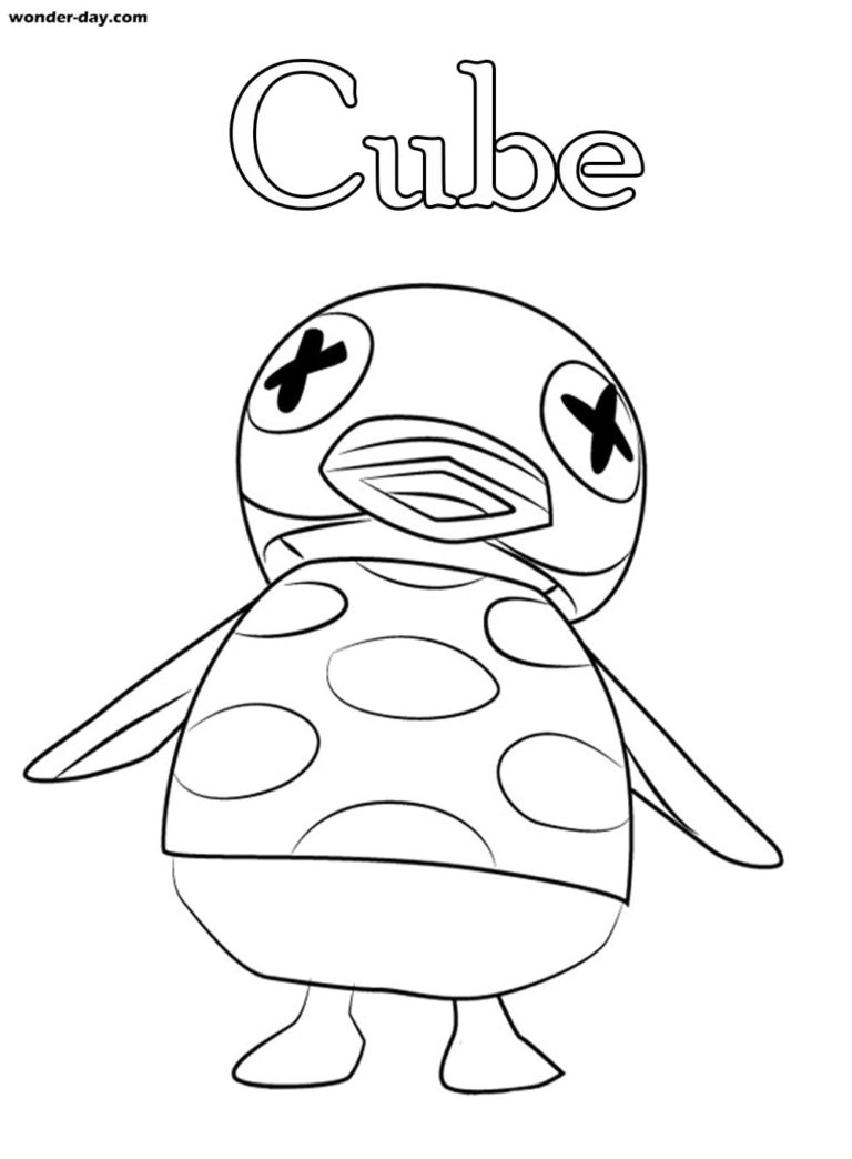 Animal Crossing Coloring Pages. 90 Printable Coloring Pages