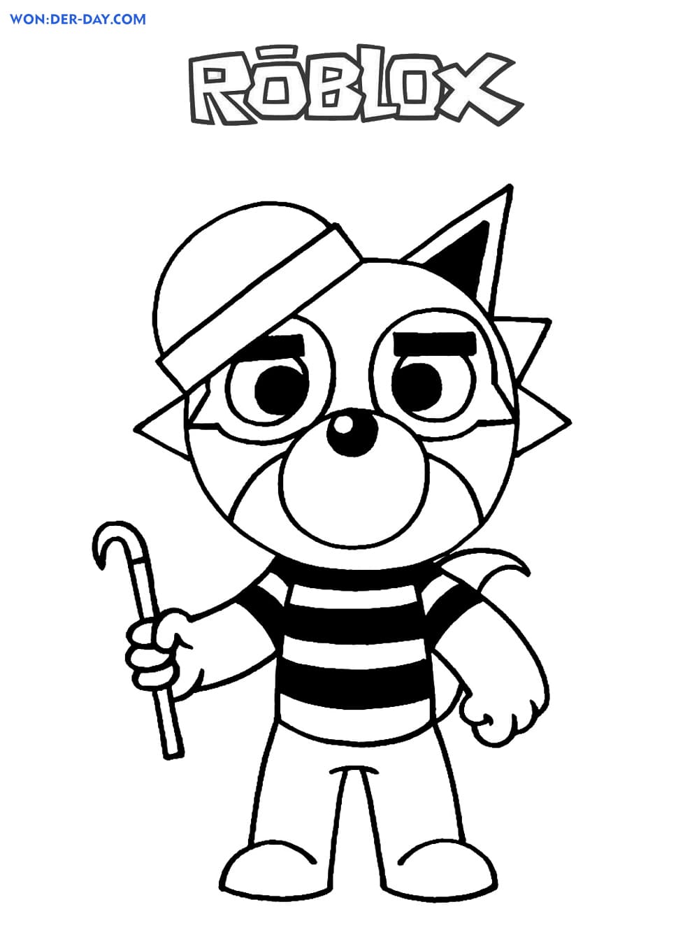 Piggy Roblox Coloring Pages Wonder Day Coloring Pages For Children And Adults - roblox piggy coloring pages printable