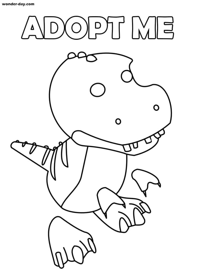 Disegni da colorare T Rex