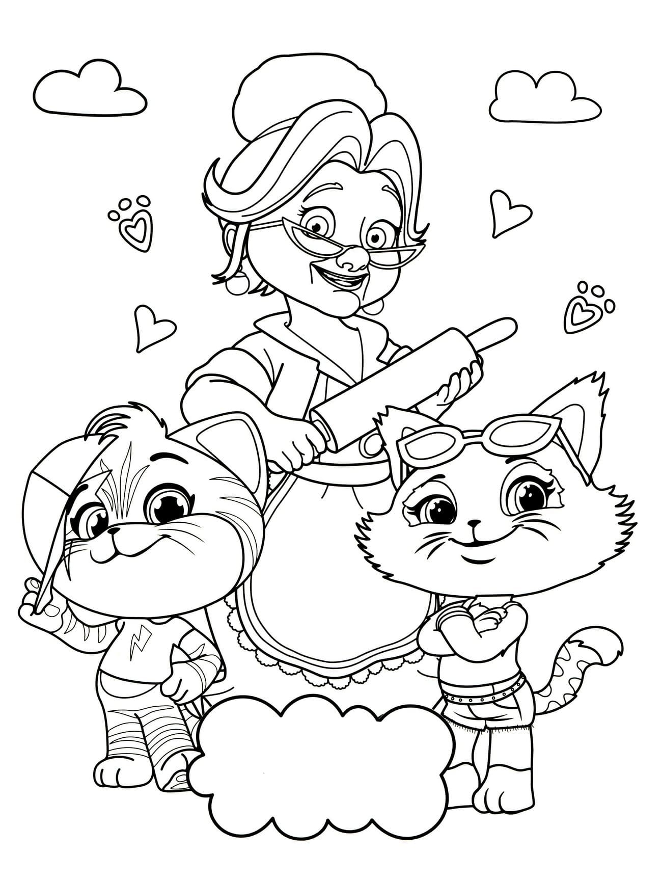 44 Cats Coloring Pages Printable Coloring Pages