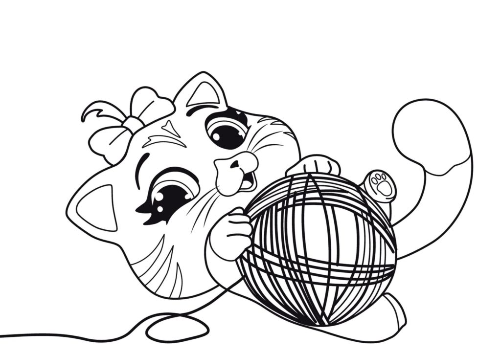 44 Cats Coloring Pages. Printable Coloring Pages for Kids