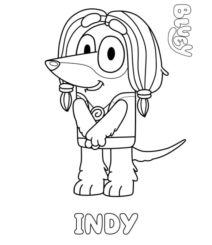 Coloriages Bluey. Coloriages pour enfants  WONDER DAY — Coloriages