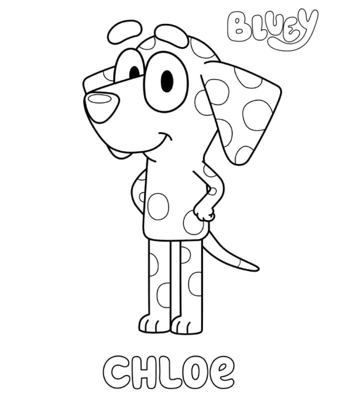 Bluey coloring pages. Print or download for free | WONDER DAY