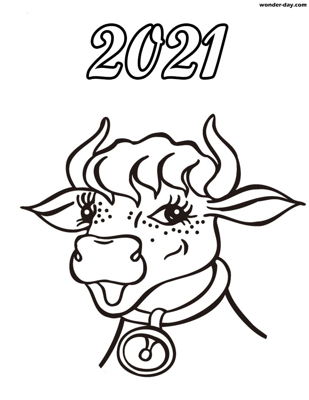 Ausmalbilder Neues Jahr 2021 - Frohes neues jahr 2021 ...