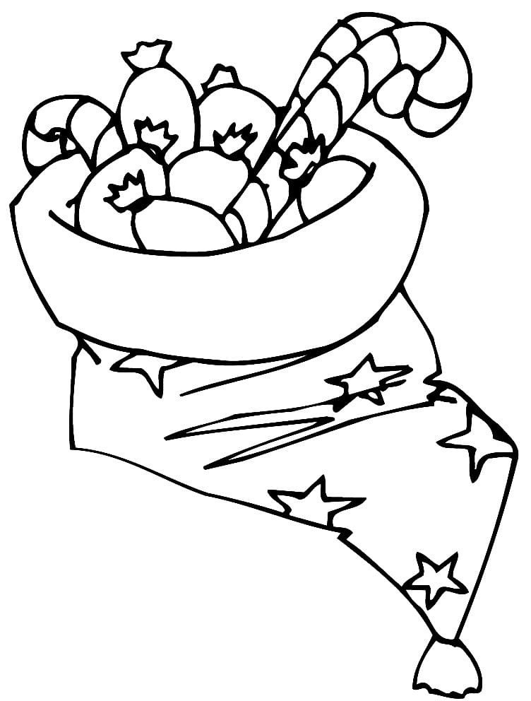 Candy Cane Coloring Pages. Free Printable Coloring Pages
