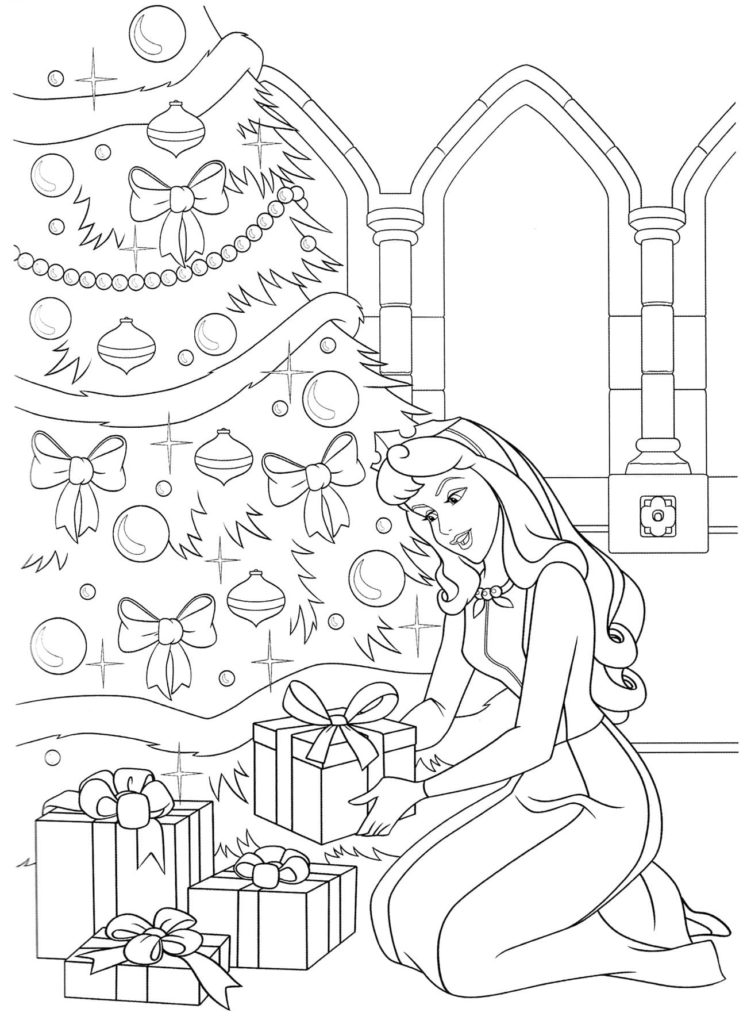 Dibujos de Regalos de Navidad para Colorear