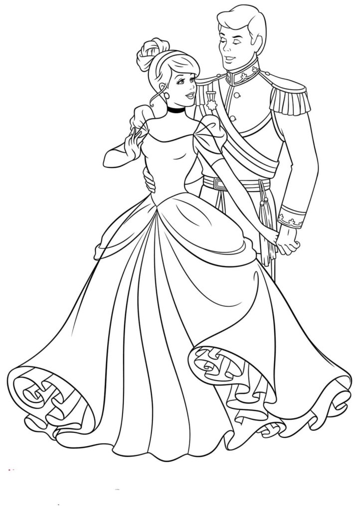 coloring pages of prince charming