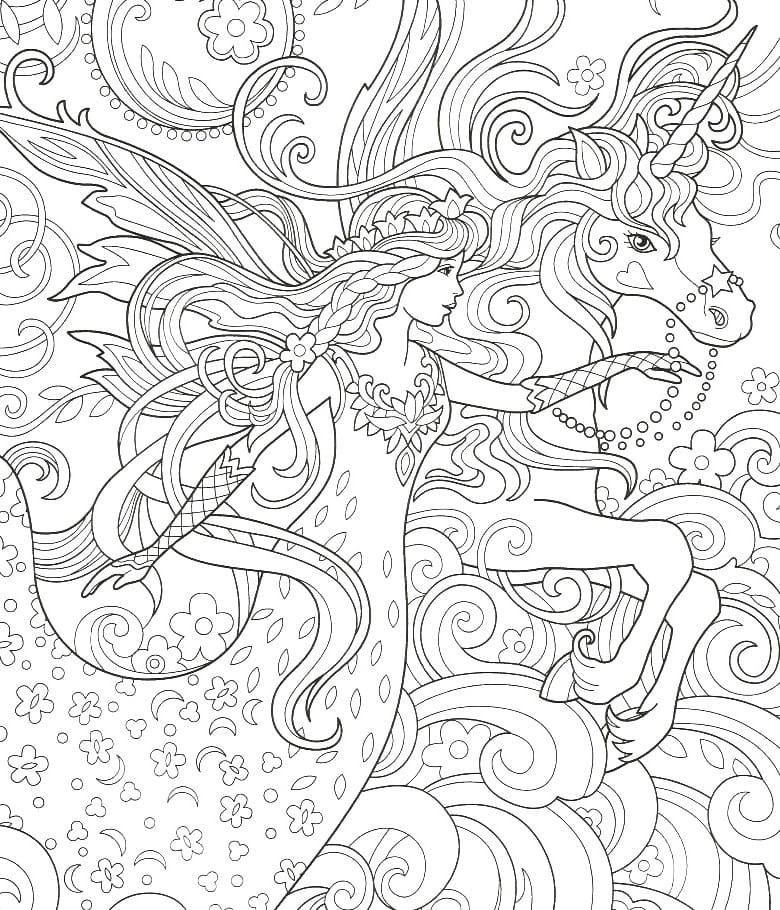 Fairy Coloring Pages. 120 Free Printable Beautiful Fairy Coloring Pages