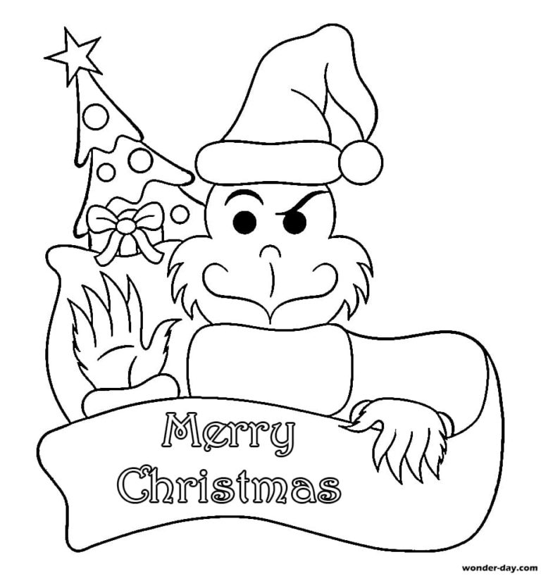 Grinch coloring pages. Free printable Coloring pages