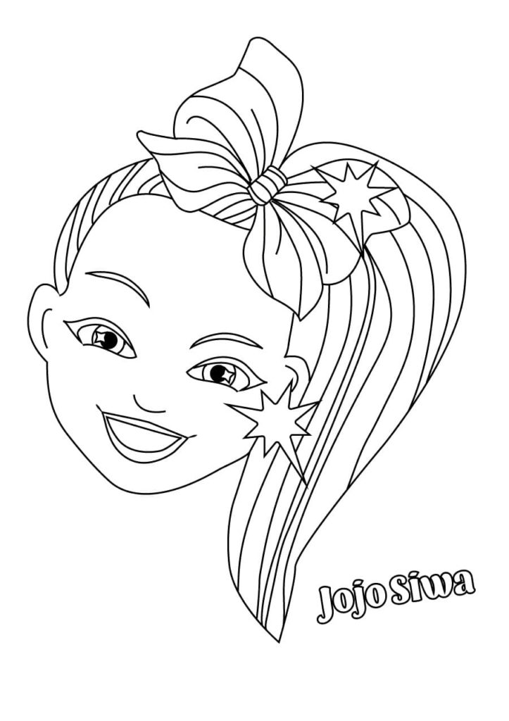 Coloring Pages Jojo Siwa. Download and print for free