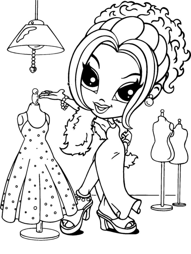 Lisa Frank coloring pages. Printable coloring pages for girls