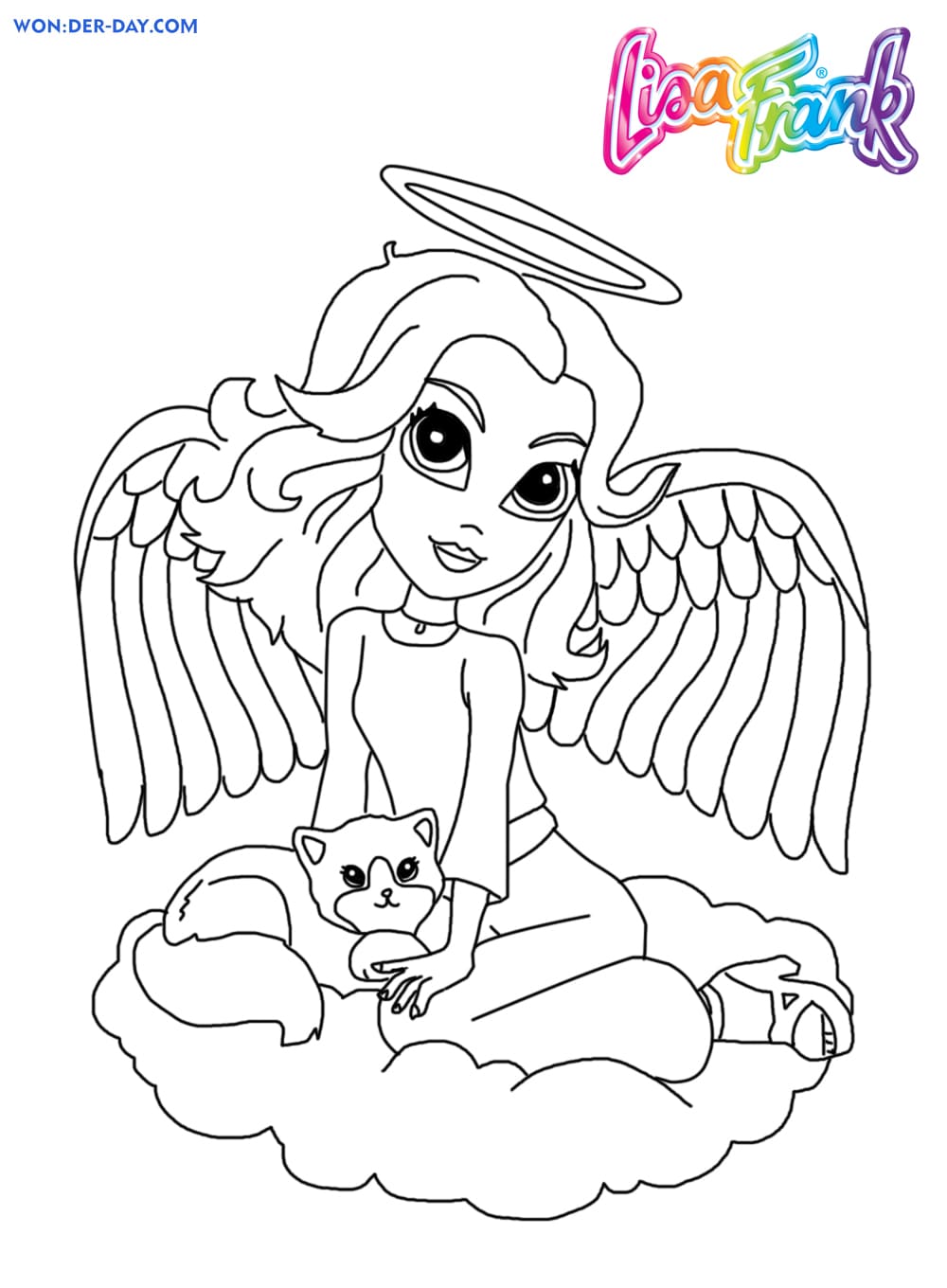 Lisa Frank Free Printable Coloring Pages