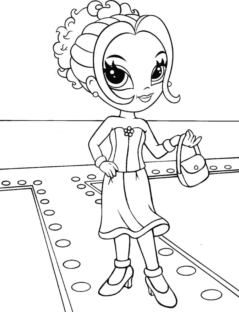 Desenhos de Lisa Frank para colorir para meninas