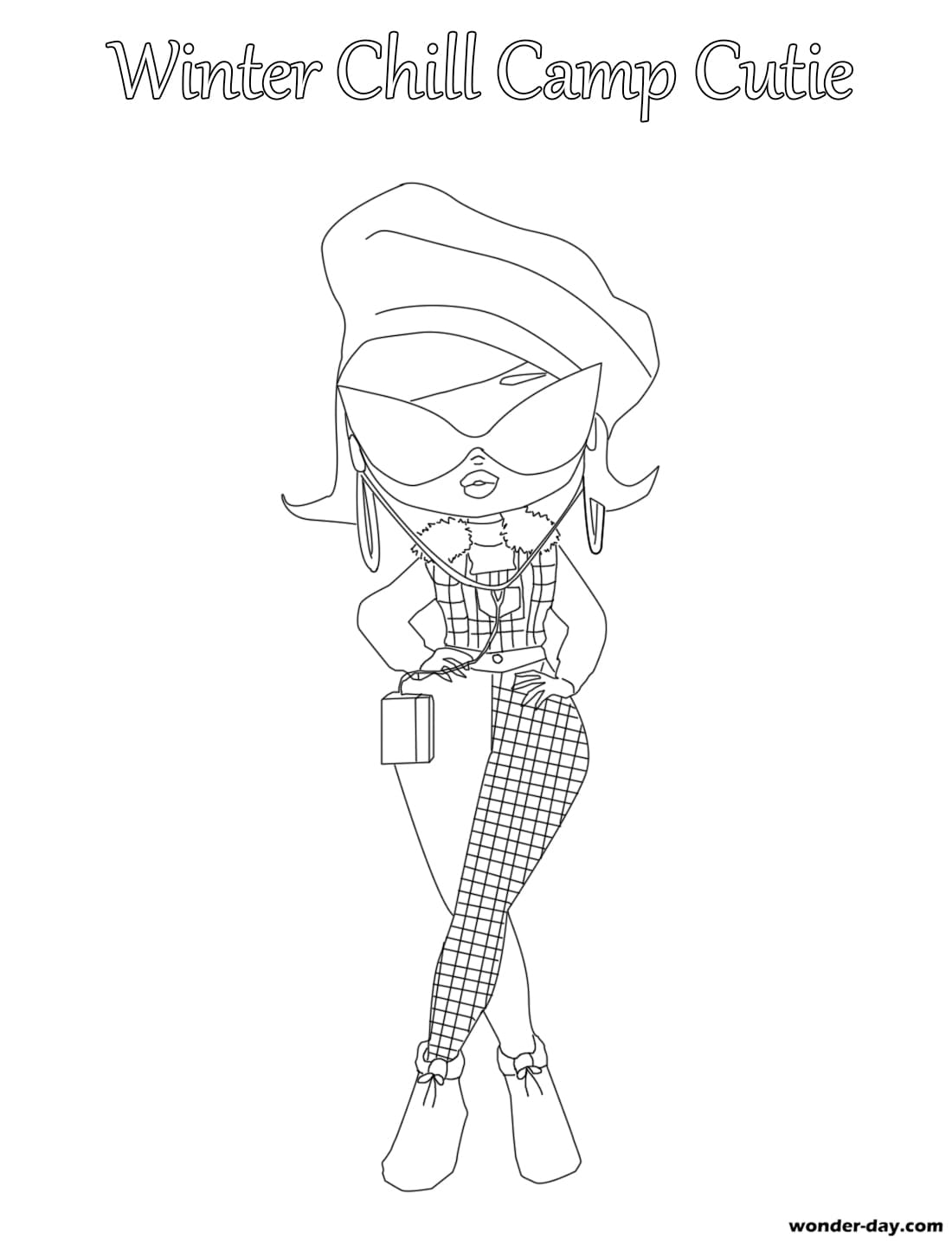 Desenho LOL OMG Spicy Babe para colorir