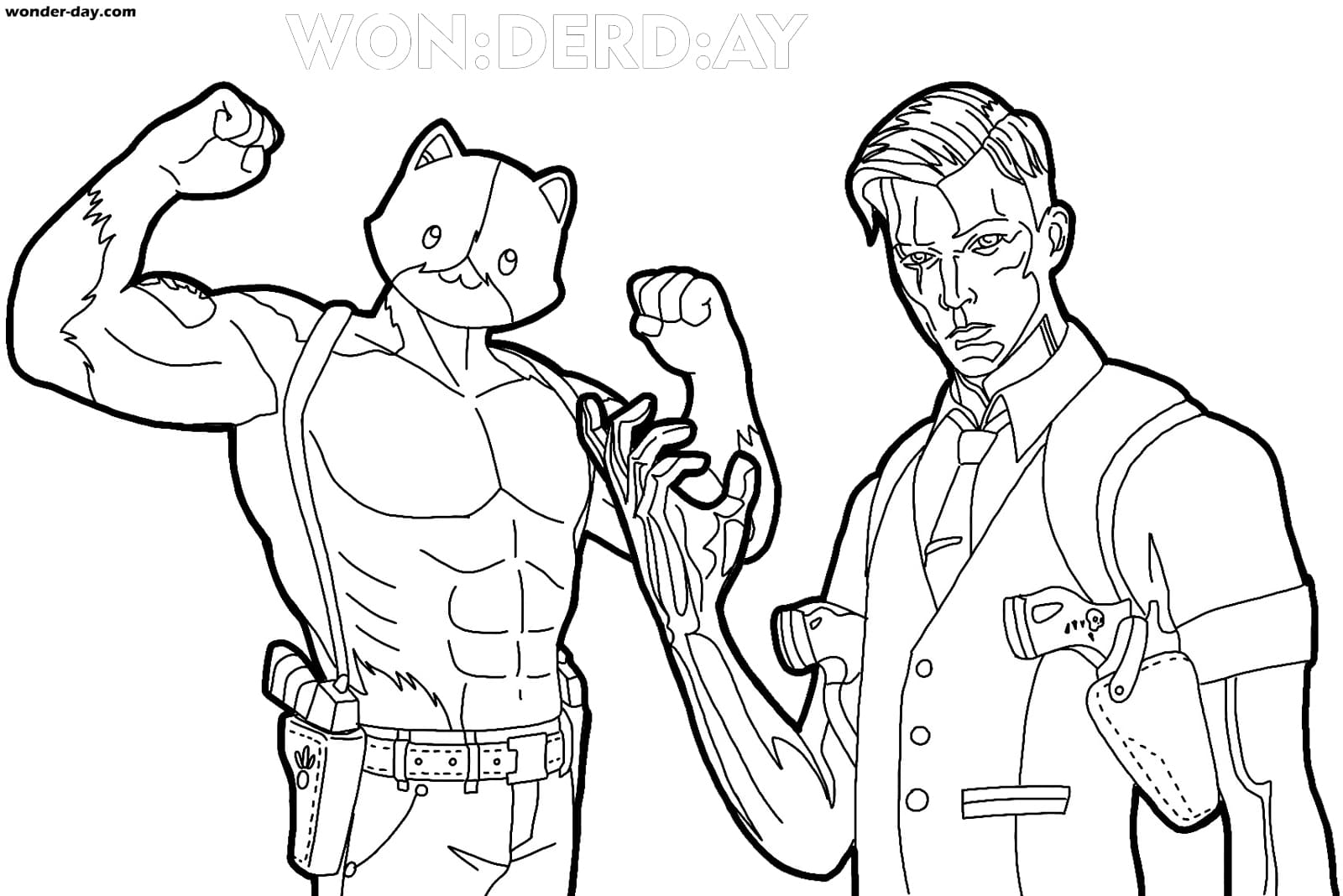 Midas Fortnite coloring pages. Print for free WONDER DAY — Coloring