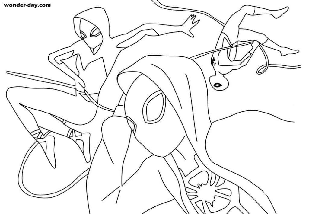 Miles Morales coloring pages. Free printable coloring pages