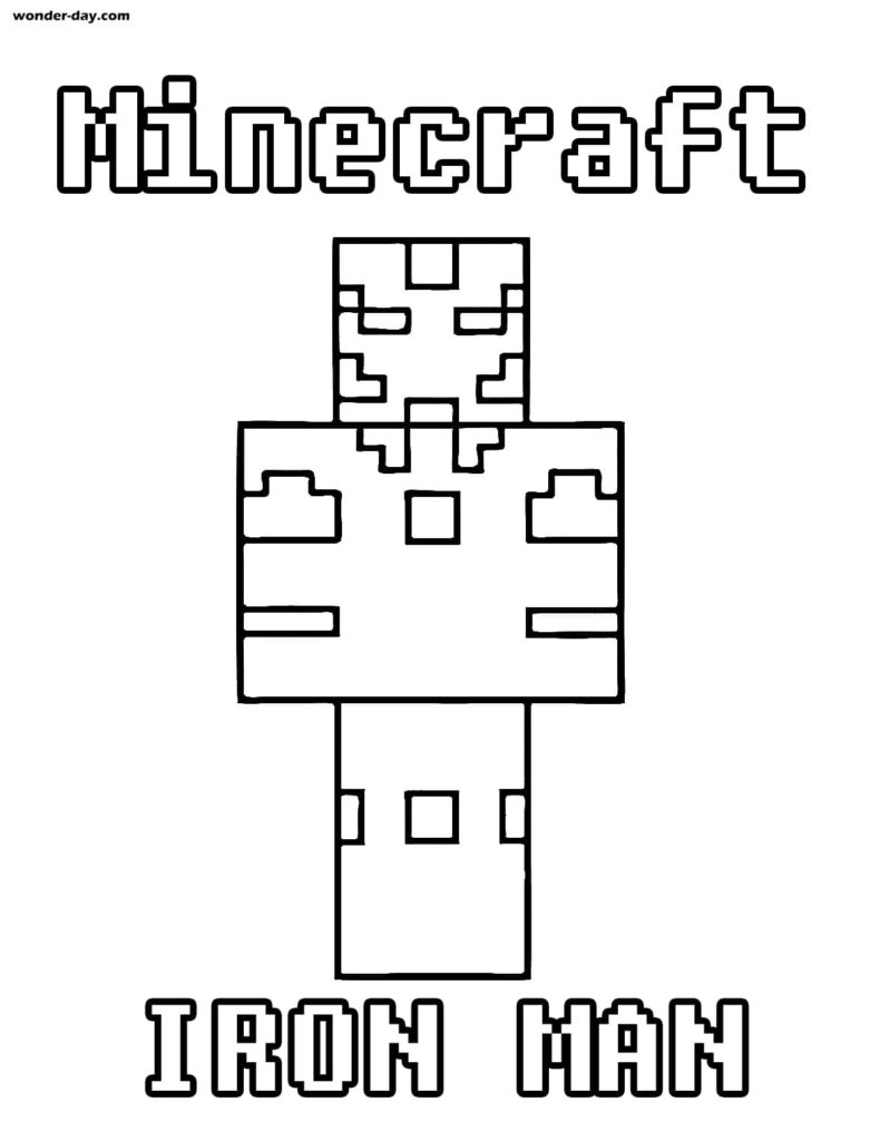 100 Coloriages Minecraft. Imprimer gratuitement