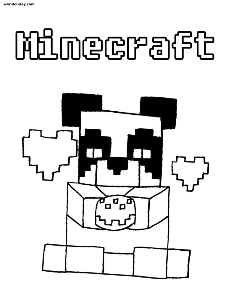 20 Minecraft Coloring Pages. Print or download   WONDER DAY ...