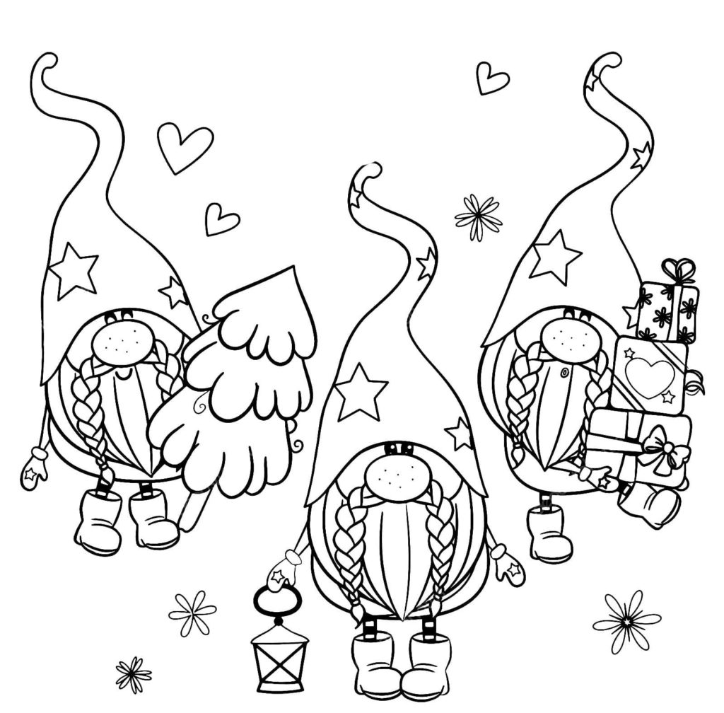 Coloriages de Noël à imprimer sur Wonder-day.com