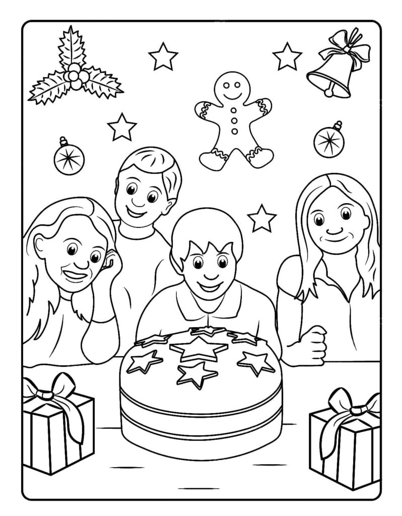 Раскраски Новый Год для детей. Распечатать бесплатно