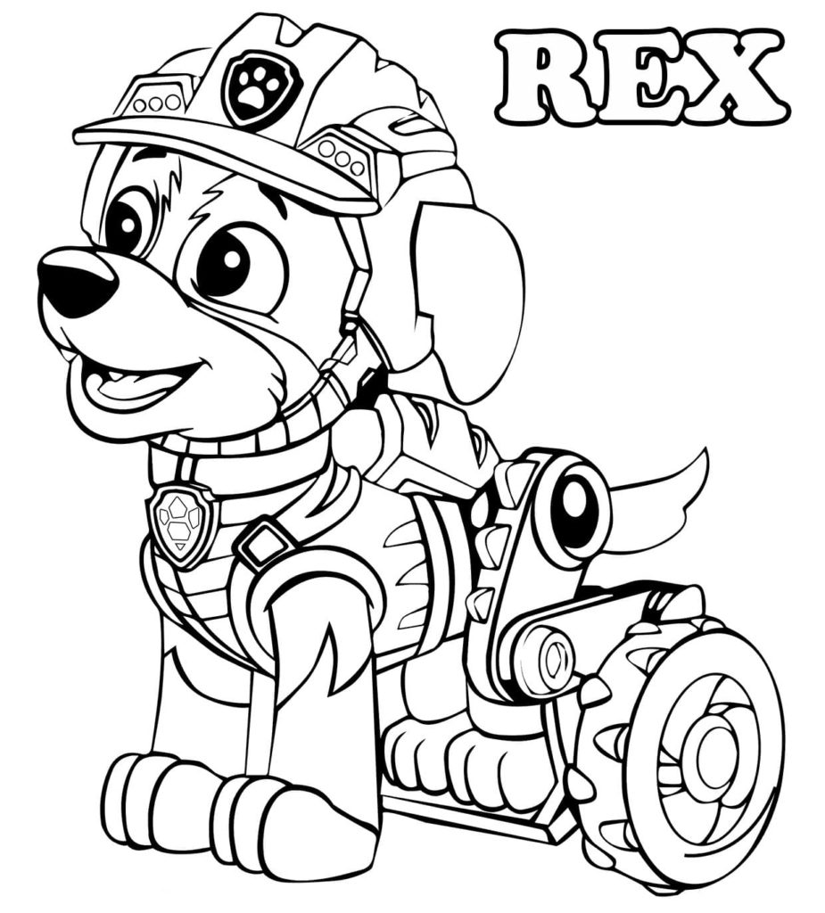 desenhos-para-colorir-patrulha-canina-rocky  Раскраски, Детские раскраски,  Рокки