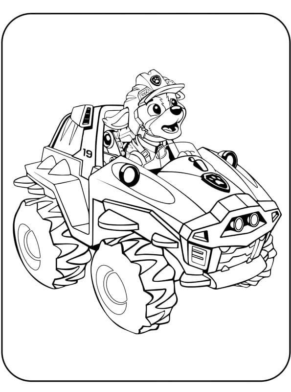 paw patroller coloring pages