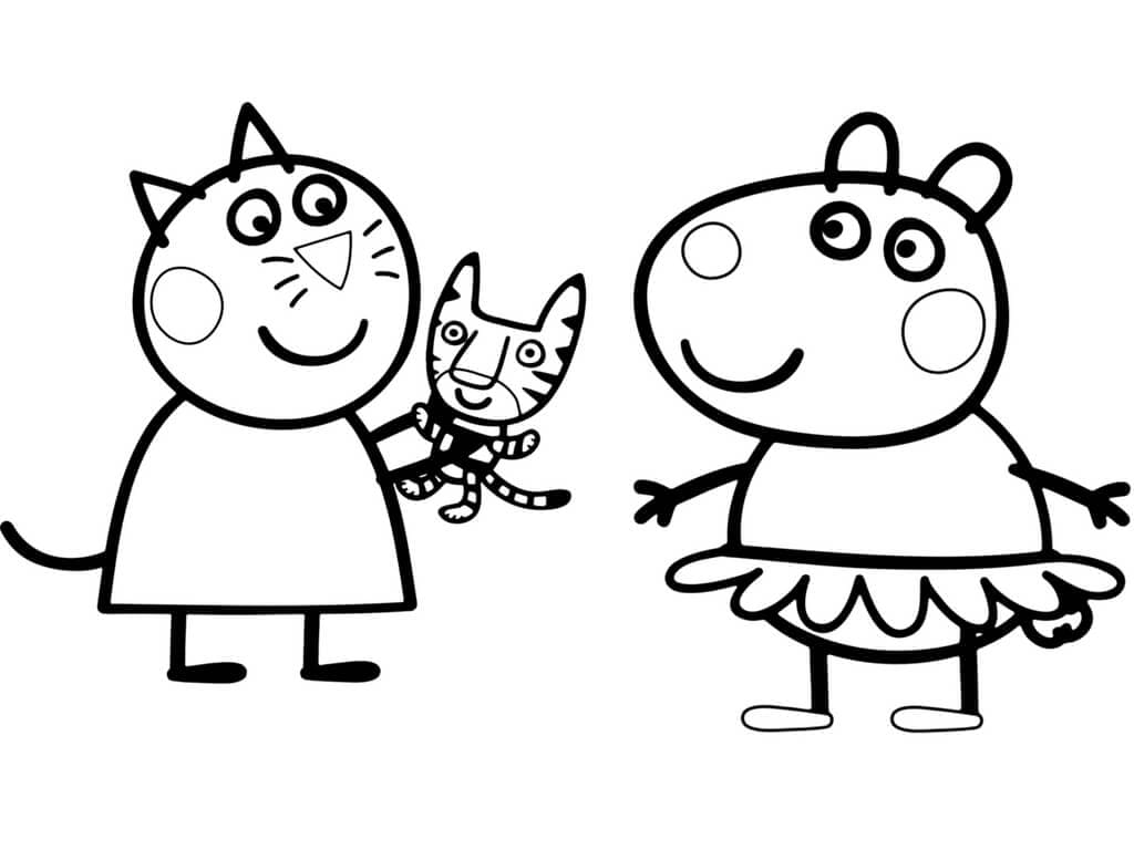Desenhos da Peppa Pig para Imprimir e Colorir