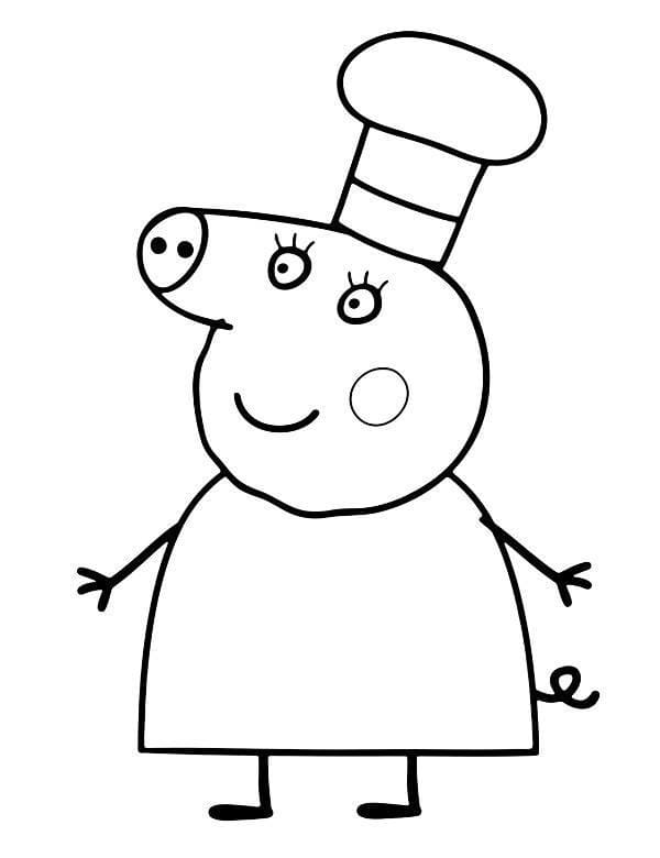 Imprimir e Colorir Desenho da Peppa Pig  Coloriage peppa pig, Image  coloriage, Coloriage