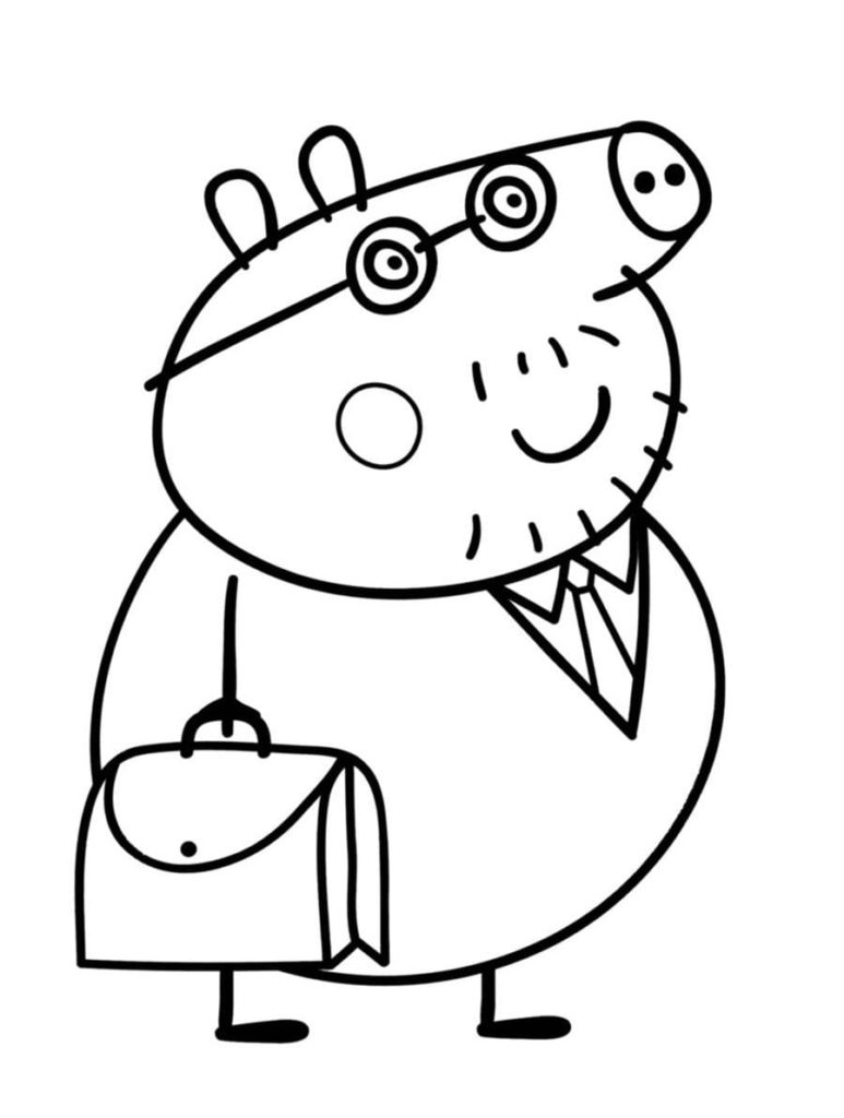 Desenhos da Peppa Pig para Imprimir e Colorir