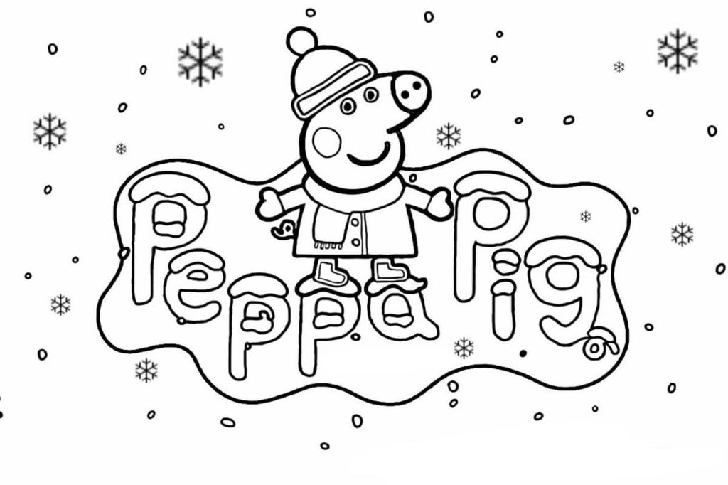 Disegni di Peppa Pig da colorare e stampare