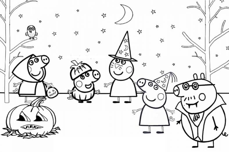 peppa pig coloring pages print for free wonder day coloring pages for children and adults