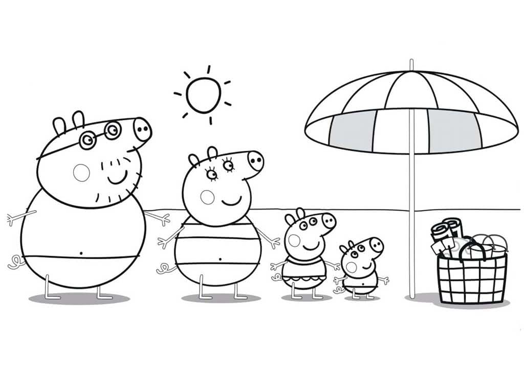 Coloriages Peppa Pig