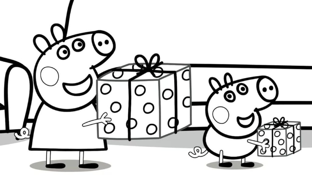 Ice Cream Happy Birthday Peppa Pig Coloring Pages ...